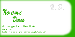 noemi dan business card